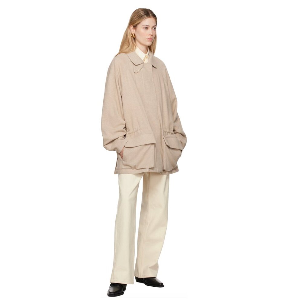 LE 17 SEPTEMBRE Beige Wool Hunting Jacket